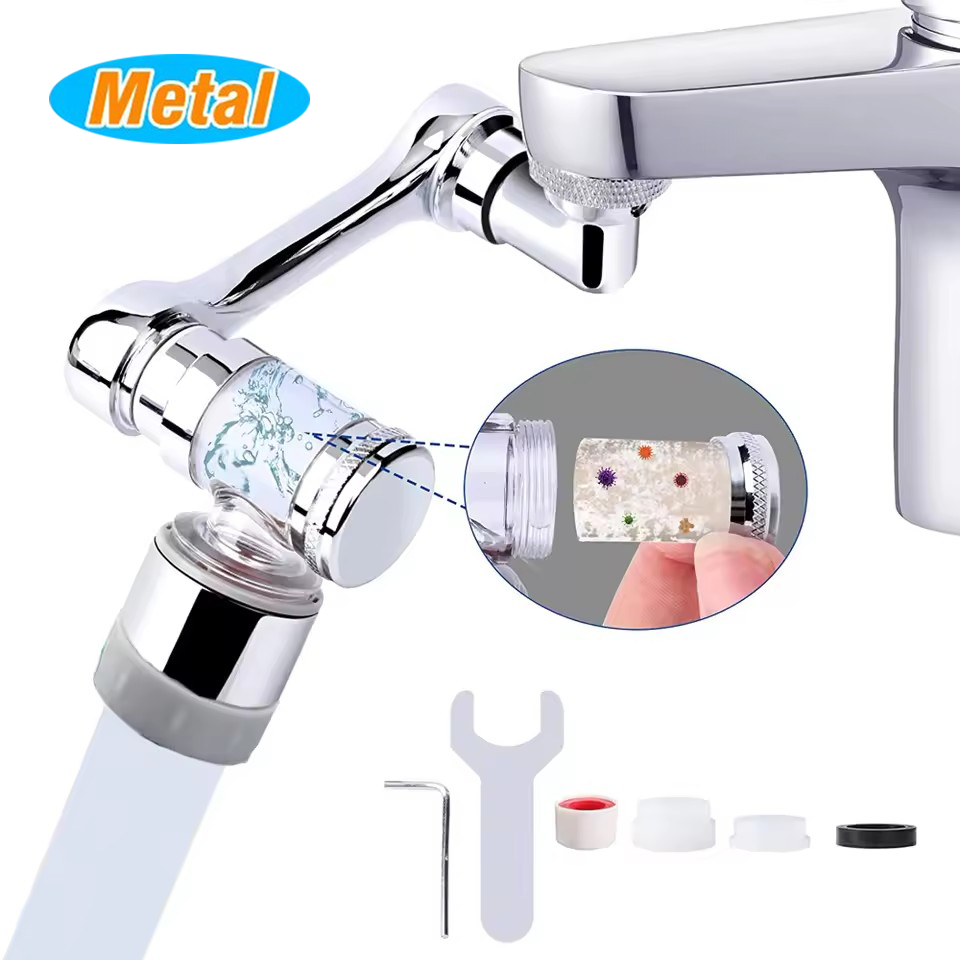 Basin Mixer Tap - Prolunga universale per rubinetto in metallo