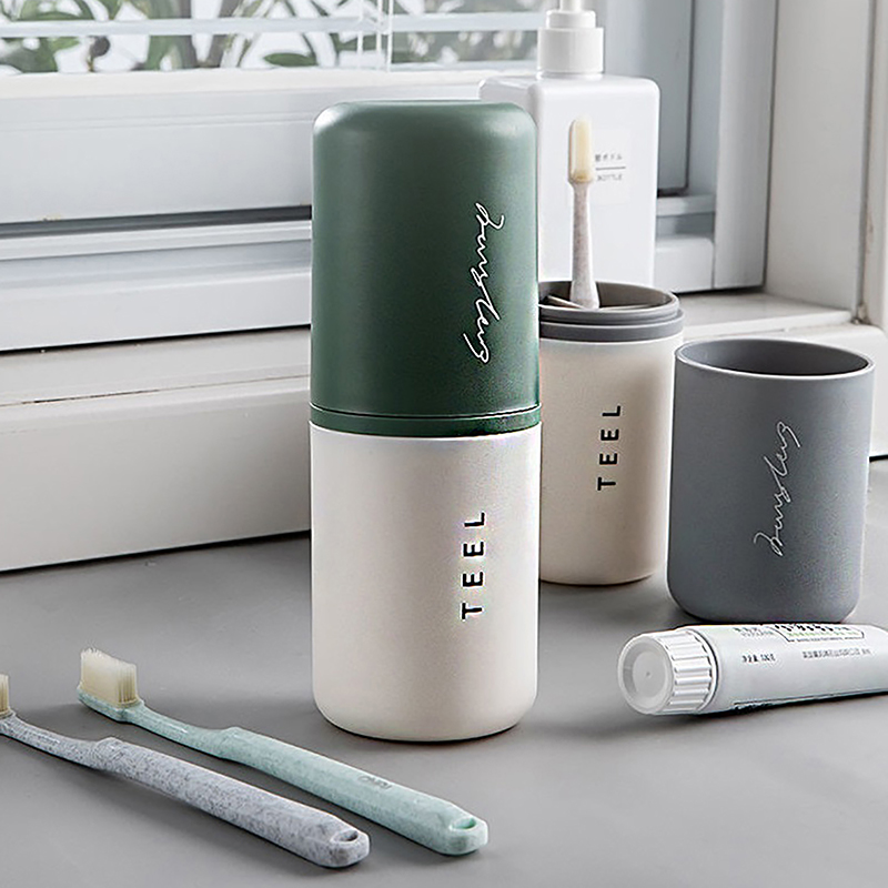 Home Edit Bathroom Storage - 1pc portaspazzolino portatile scatola accessori per