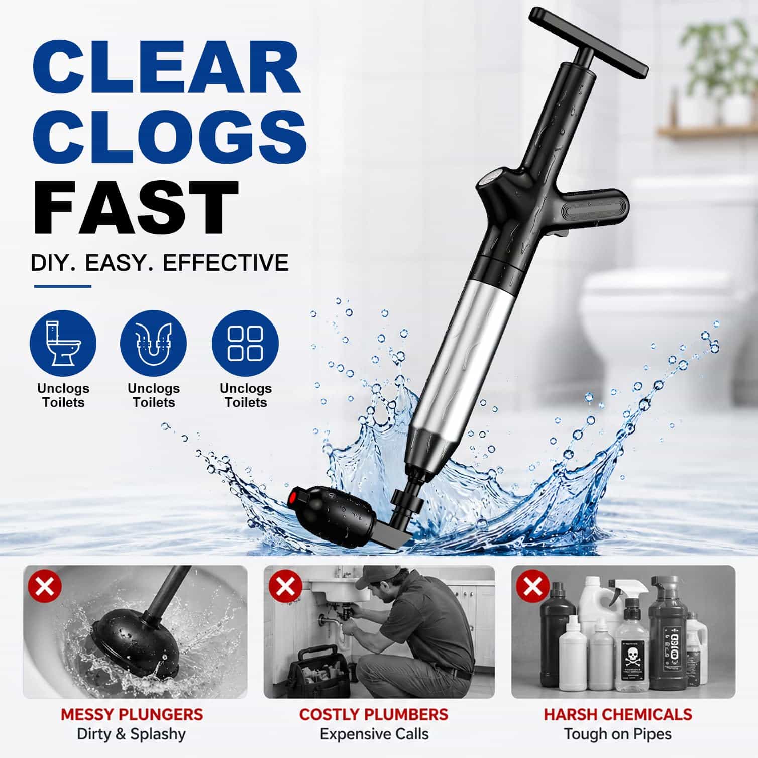 Strofinatore per WC, Strofinat - Plunger Toilet recensione e prezzo