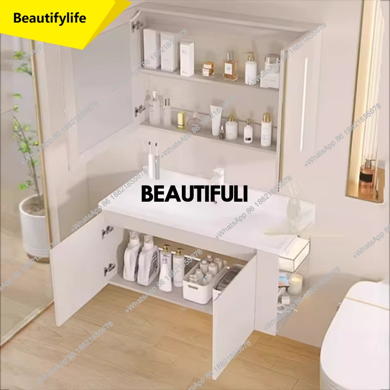 a17 Specchio per WC Armadietto - Home Bathroom Vanity Combo recensione e prezzo